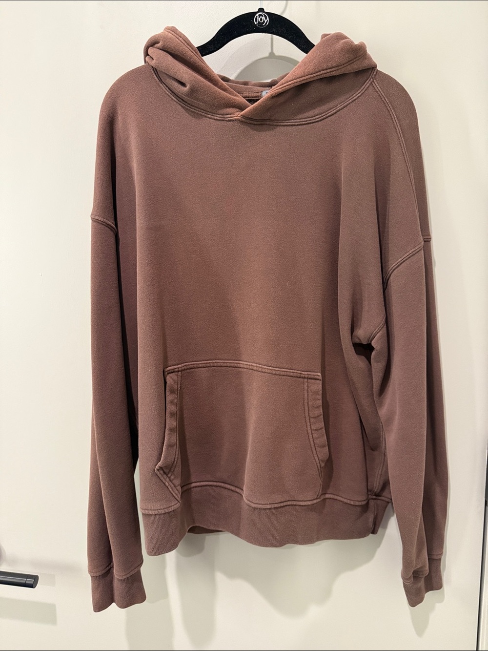 Brown Oversized A&F Hoodie